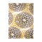 World Rug Gallery Modern Floral Circles Design 5'x7' Yellow Area Rug 9099YELLOW5X7 - alternate 2